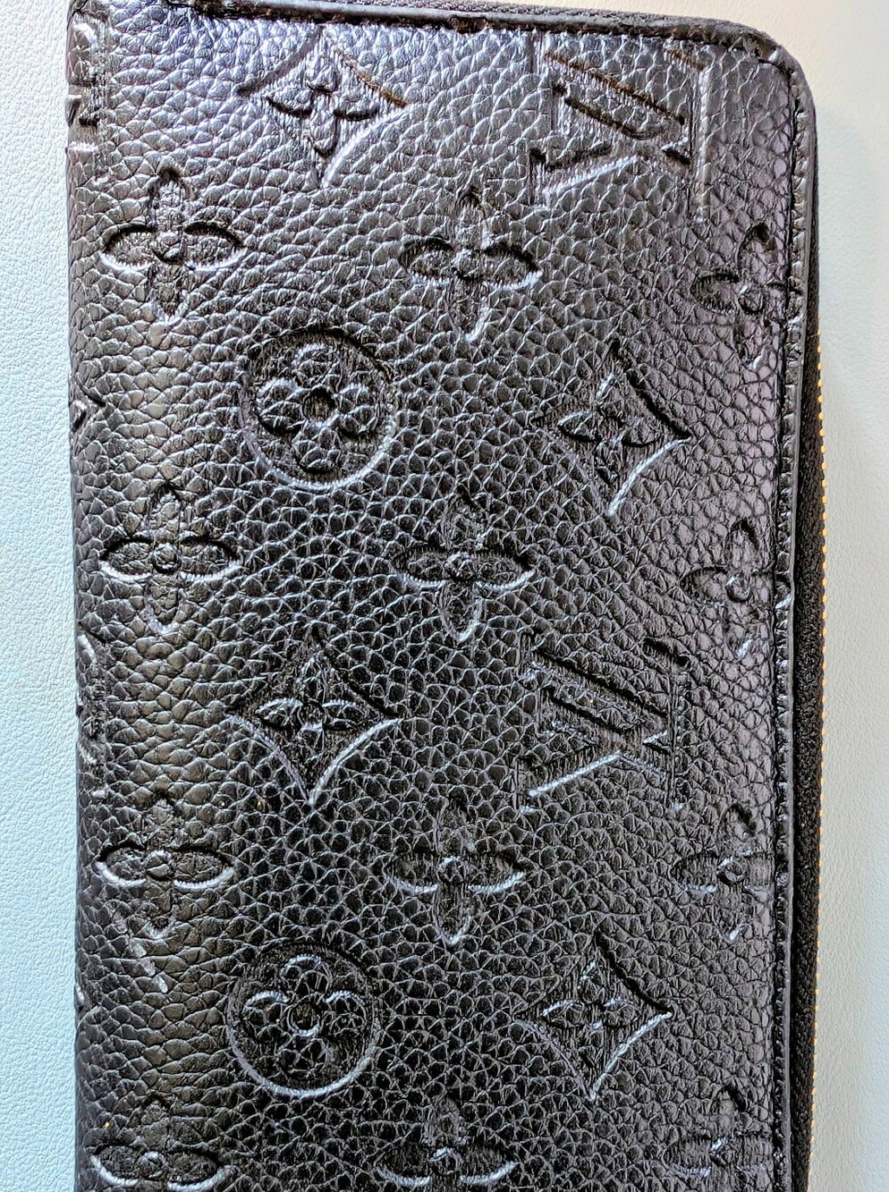 LV Black Zippy Wallet